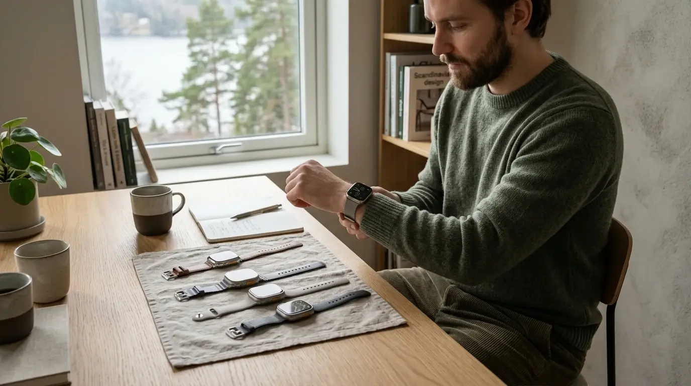 Beste smartklokke illustrert som smartklokker hos Klokkevalg