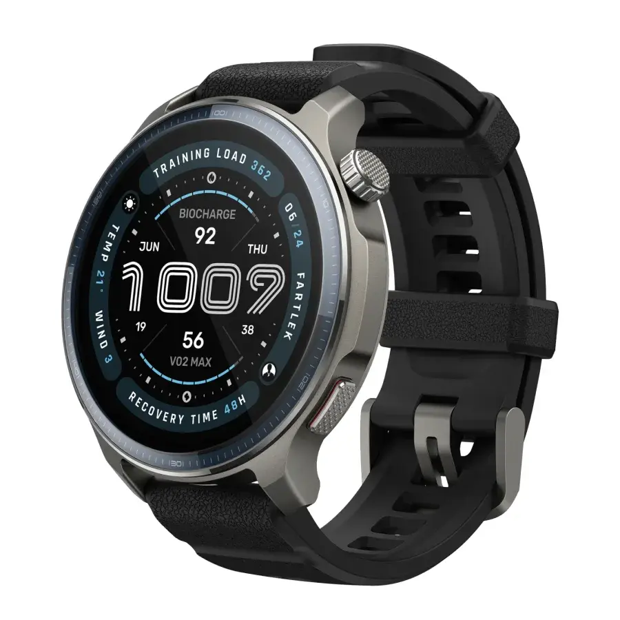 Amazfit Balance 2 i svart – produktbilde